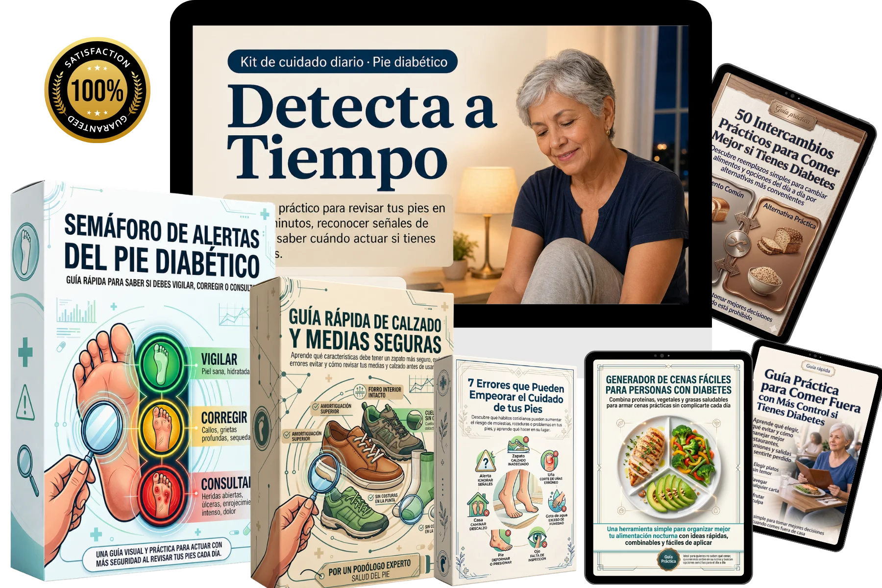 Kit completo Detecta a Tiempo - cuidado del pie diabético